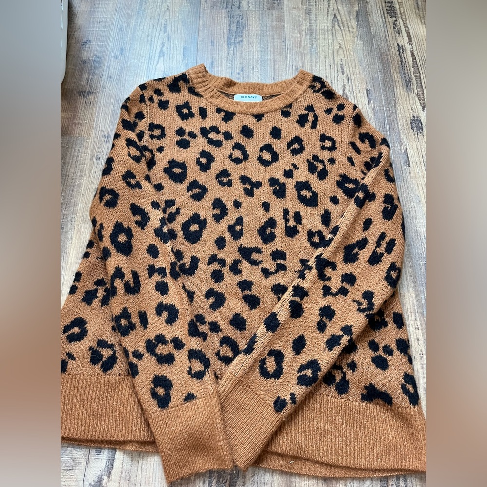 Old Navy Cheetah Sweater